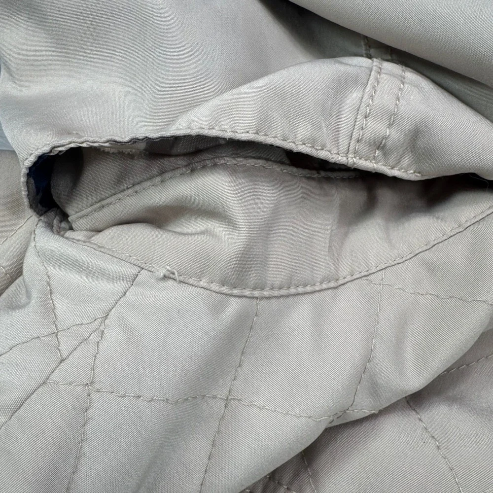 Breckenridge Women's Beige Floral Lined Hooded Jacket Size‎ XL
